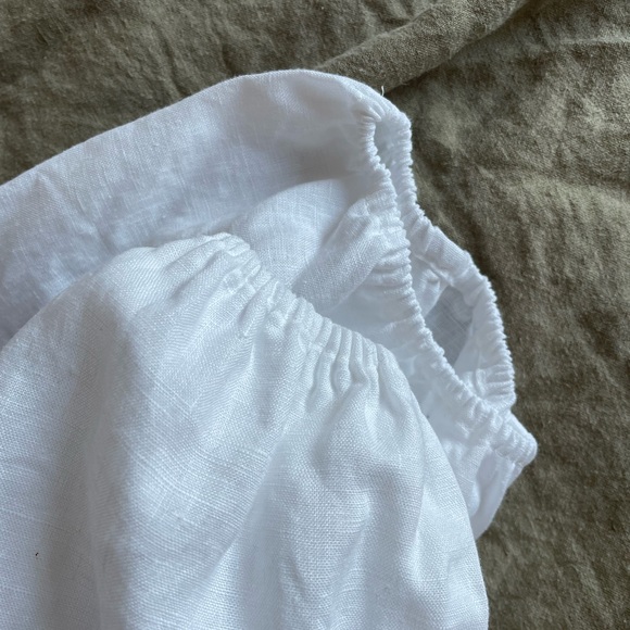 BELLFLOWER MINI DRESS IN BLANC (S) - Picture 3 of 7